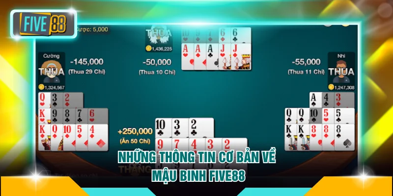 Những thông tin cơ bản về Mậu Binh FIVE88
